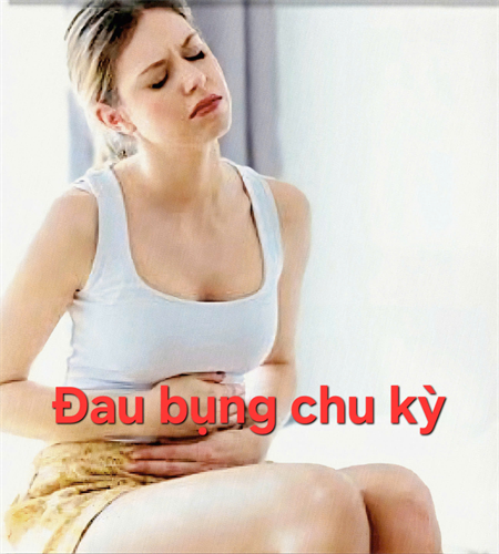 Đau bụng chu kỳ, rối loạn, rong kinh, vô kinh.